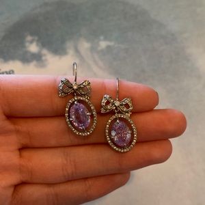 Light Purple Betsey Johnson Earrings